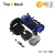 Import Topmedi Electric scooter 4 wheel mobility scooter 3 wheel handicapped scooter with chair for disabled from China