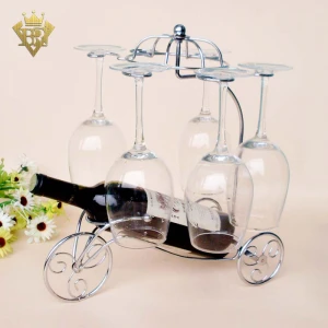 Tricycle 6 Wine Glass & Bottle Server Display Rack Organizer Stand/Red wine rack