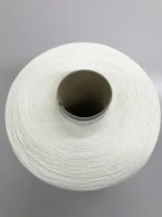 Twisted plant material absorption Japan fabric covered spandex yarn