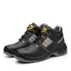 TZLBX-003 High quality Steel Plate Steel Toe Cap cow leather work safety shoes black steel safety shoes