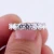 Import U prong setting 4mm pure colorless white round moissanite diamond eternity band ring for wedding from China