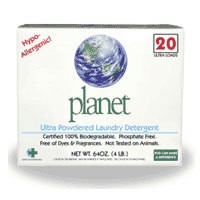 Ultra Powdered Laundry Detergent, 64 OZ by Planet Inc.