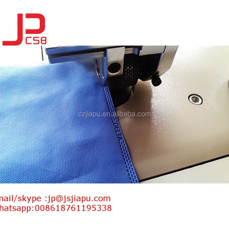 Ultrasonic sewing machine for filter non woven lace bag