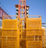 Unique Large Lifting SC200/200 Double Cages Passenger Building Elevator