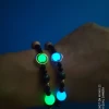 Unique New Style Fashion Multicolor Volcanic Stone Natural Rock Luminous Eight Planets Galaxy Bracelets