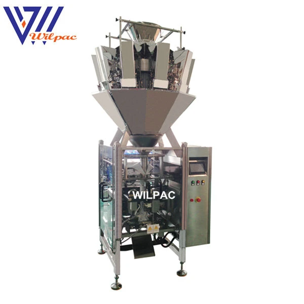 United vertical form filling and sealing packing machine/weighing and packing function combined.