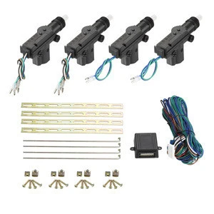 Universal DC 12V Central Locking System with Riveted gun-type actuators for 4 Doors