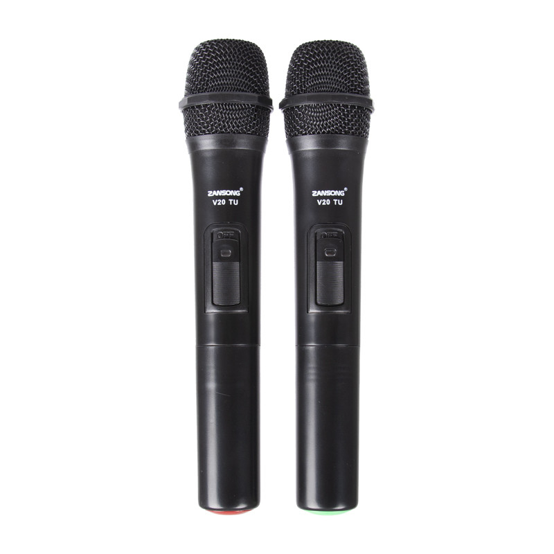 Buy Universal Wireless Microphone V20 One Tow Two Microphone Audio ...