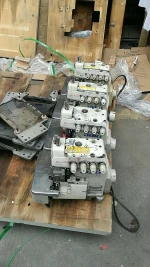 Used Japan Brand JUKIS MO-6716 Series Direct-drive  Overlock / Safety Stitch Machine