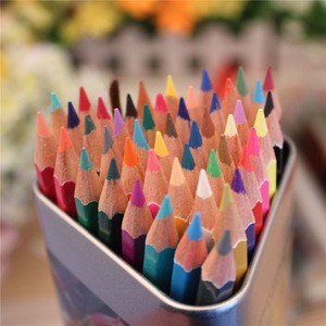 Using lead-free poison Water soluble color pencil 48 different colors pencil