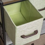 Victorian 4 Drawer Side Table | Storage Nightstand or Entryway Shelf