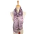Import vietnam purple modal 100% silk organza scarves shawl from China
