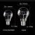 Import Vintage Tungsten Custom Made Edison E26 E27 200W Bubble Lamps Frosted Transparent Dimmable Incandescent Bulb B22 from China
