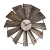 Import Wall Clock Metal Windmill Rustic Large Round Embossed Farm Country Clocks from China