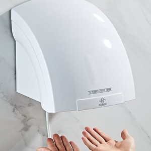 Wall Mounted Public Bathroom Hospital Toilet Hotel Accessories Commercial Sensor Automatic Powerful Disinfect Air Hand Dryer