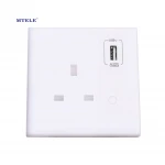 Wall Socket With electricity monitoring and power statistics Smart wifi wall outlet plug  Usb  Plugs Sockets uk