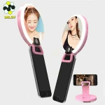 warm light Mini 16 led camera selfie lamp light for your selfies for mobile phone monopod selfie LED flash light