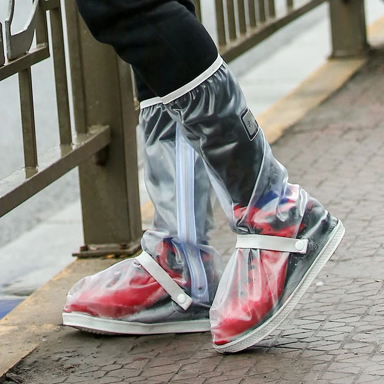 Waterproof antislip shoe covers motorcycle outdoor waterproof rain boots