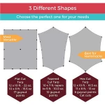 Waterproof rain shelter durable ripstop tarp 3x3 camping, hiking sun shelter hammock tent camping canopy