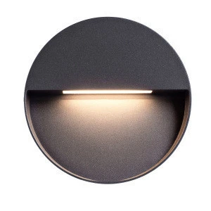 waterproof step light LED aluminium round wall light indoor outdoor use for patio,fence,flowerbed,garden,yard,porch,deck,stairs