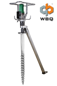 WBQ WE05 Post Driver for Helical Screw Piles foundation