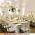 Import Wedding design  aluminum hotel dining chair with PU leather from China