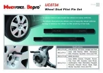 Wheel Stud Pilot Pin Set, Under Car Service Tools of Auto Repair Tools