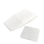 White Cleaning Nail Art Acrylic Gel Soft Wipes 70gsm 5x5cm Lint Free 100% PP Meltblown Nail Polish Remover Pads Wipes