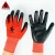 Import White Color Breathable Zebra Stripe Nitrile Palm Coated Safety Gloves from China