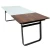 Import White glass and bamboo top expandable table from China