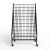 Import White metal wire magazine rack display stand from Taiwan