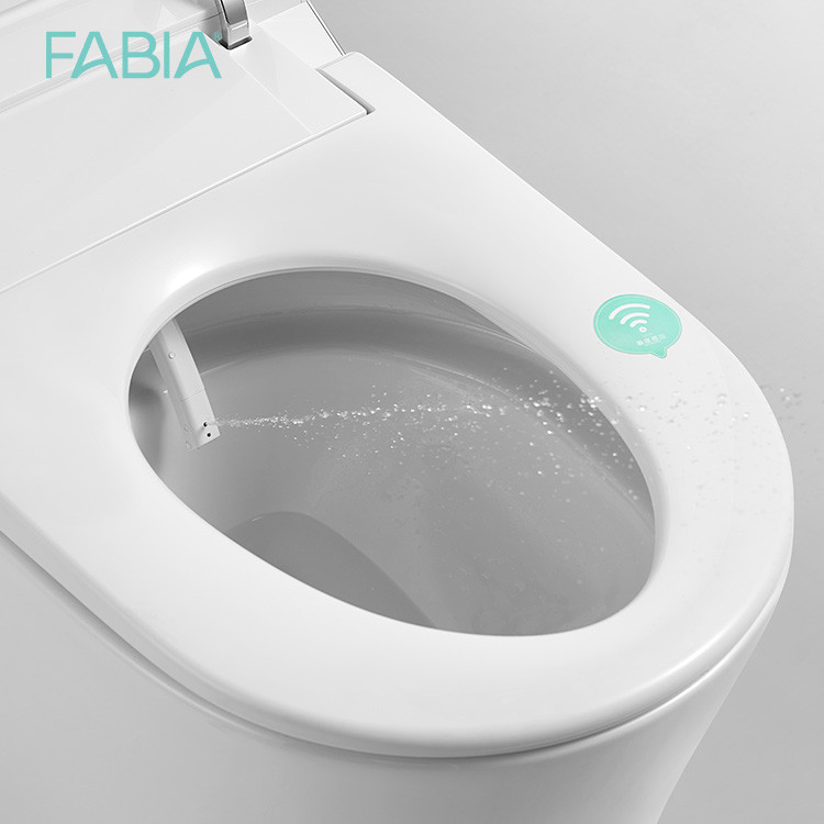 Buy White One Piece Automatic Sanitary Ware Bathroom Auto Sensor Flush ...
