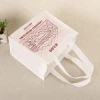 white packaging underwear promotional pp non-woven shopping bag with handle