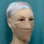 Whitelist factory Wholesale cupric Ion Infused Sports Mask Anti-microbial Dust 5 Ply Copper oxide Face Mask without valve
