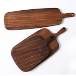 Whole Piece walnut serving tray wood sushi bread cutting chopping board