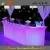 Import Whole set led portable bar table &chair ice bucket/ acrylic led nightclub bar table bar counter from China