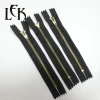 Wholesale Accessories Nylon Sustainable Zippers Zipper Close End Metal Zip Brass for Clothes Zynzaoacs Zippers 10 Yards