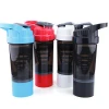 Wholesale BPA Free 500ML Multicapacity Plastic Water Bottle Custom Protein Logo Shaker Cups Sport Plastic Shakers