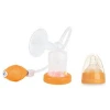 Wholesale bpa free silicone breast pump with feeding bottle