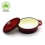 Wholesale Cast Iron Enameled  Casserole with lid,Red