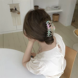 Wholesale Cellulose Acetate Sheets Hair Comb Hair Accessory Resin Plastic Hairclip Crab Hair Claw