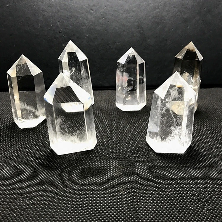 Wholesale Cheep Nature Stone Six Prism Crystal Crafts Point