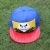 wholesale children creative diy toy baseball hat building blocks cartoon pattern legos baseball hat