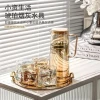 Wholesale Classic Design Glass Cold Kettle Household Water Cup Set High Appearance for Family Party Drinkware Living Room Use