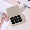 Wholesale cosmetic eyeshadow palette 4 9 colors square empty grids makeup eyeshadow container