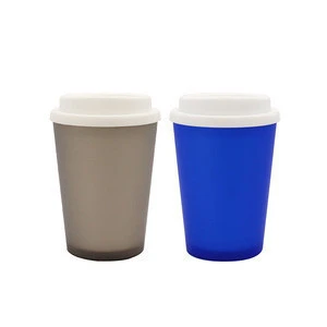 Wholesale Custom Alternative Colour Modern Fashionable 350ML Plastic Water Cup With Lid