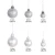Import Wholesale Custom Xmas Decorative Plastic Hanging Ball Christmas Tree Ornament from China