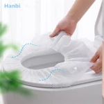 Wholesale disposable hygienic waterproof non-woven paper toilet bidet seat cover