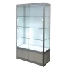 Wholesale factory price free standing glass display cabinet for retail store