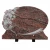 Import wholesale French style multicolor red granite natural stone funeral memorial tombstone plaques natural stone plaque from China
